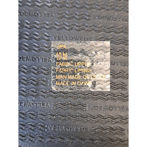 Yellow Box "Oria" Multicolor Woven Flip Flops Women’s Size 10 M - Picture 5 of 6